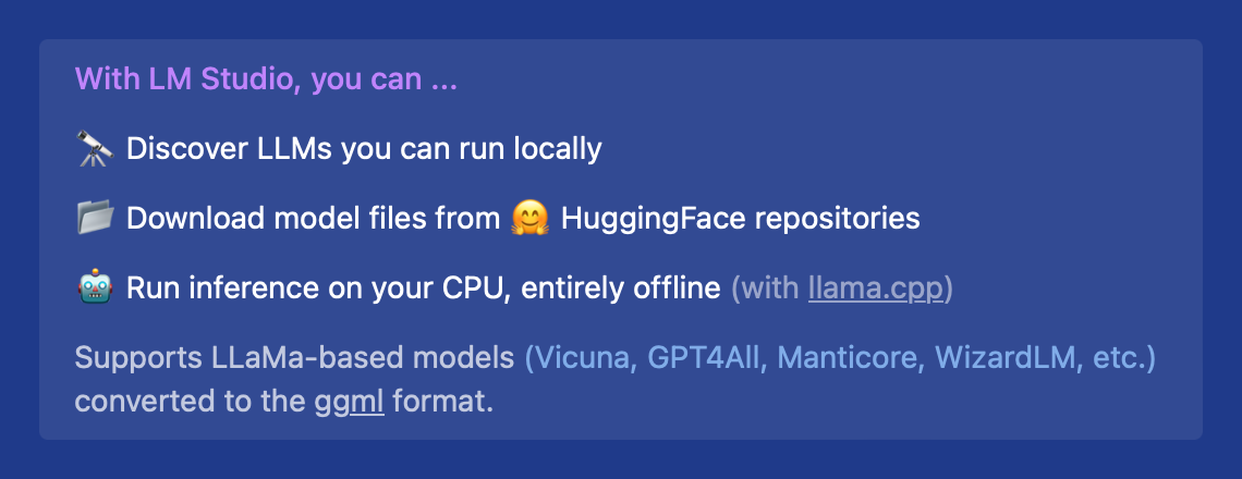 👾 LM Studio - Discover and run LLMs locally