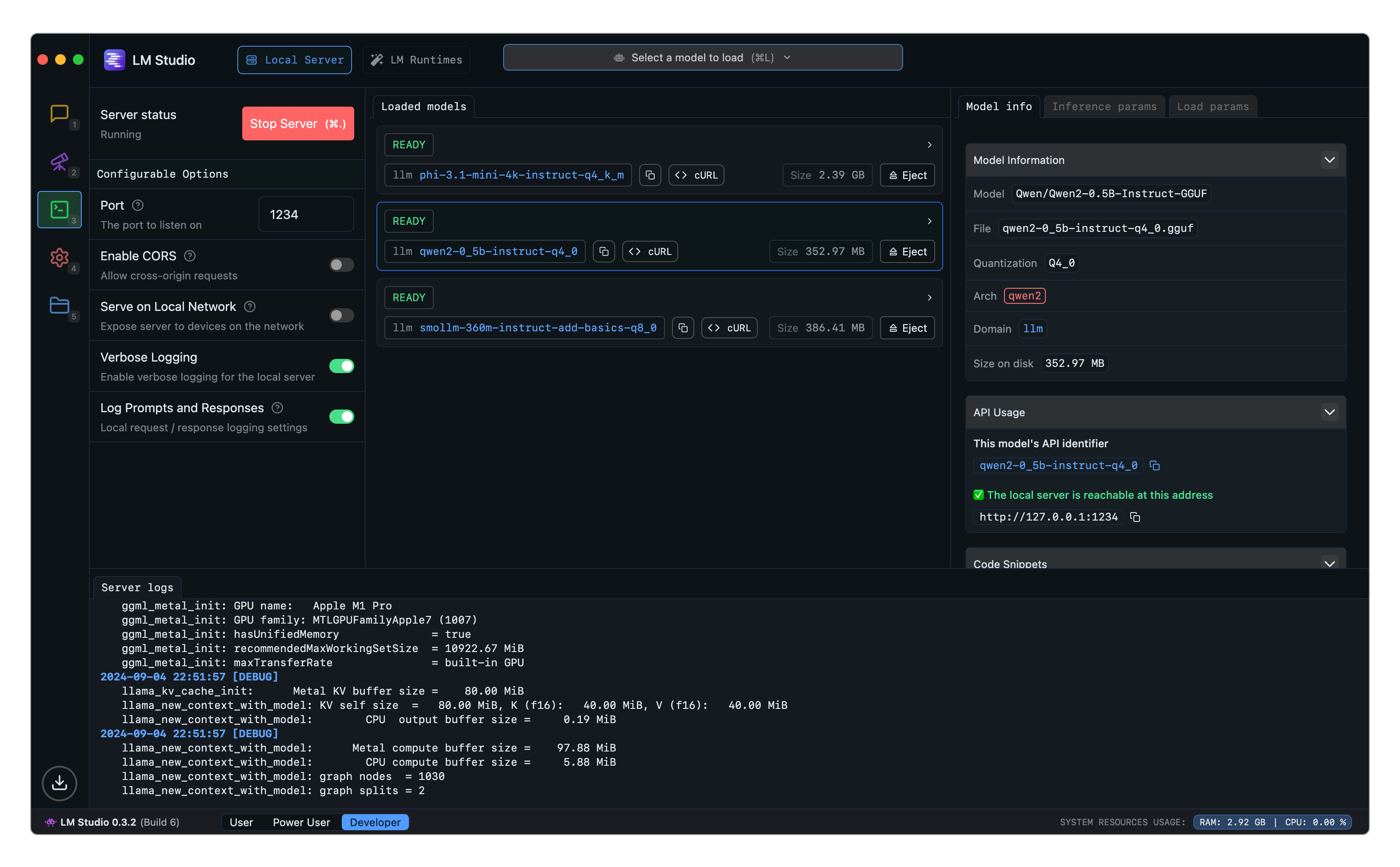 LM Studio as a Local LLM API Server | LM Studio Docs