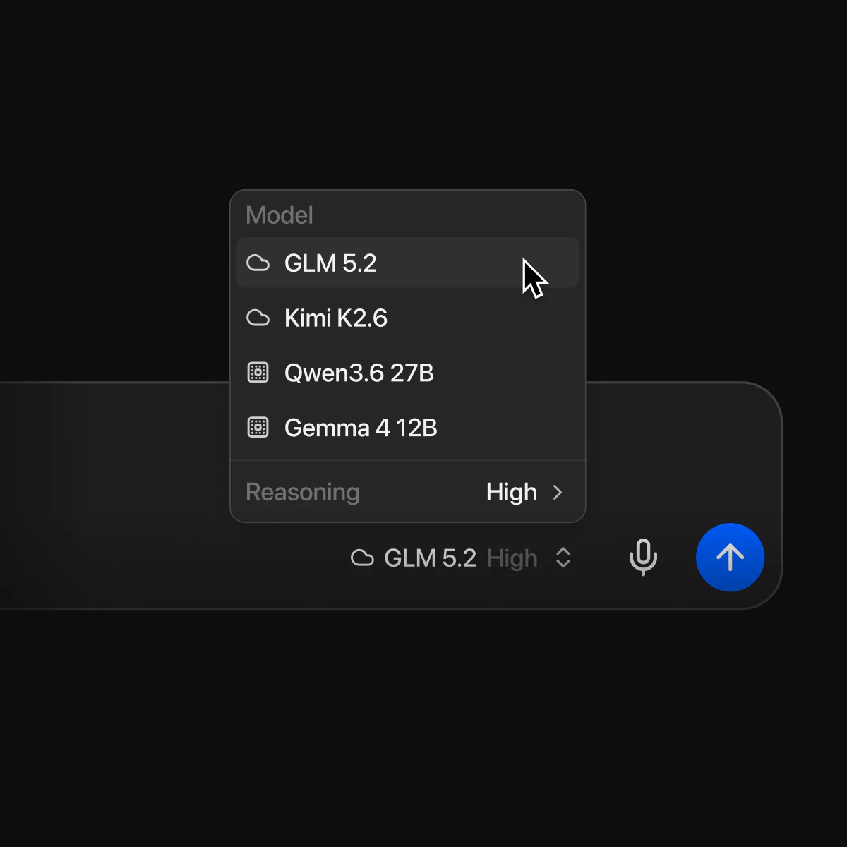 Selecting frontier open models in Bionic